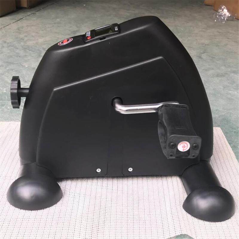 直销新款黑色织带罗盘阻力可调老人家用迷你健身车康复器材