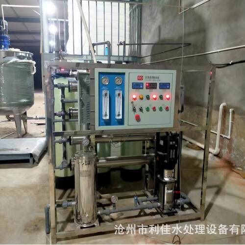 利佳工业高纯水设备双级RO反渗透设备无尘车间清洗零件去离子