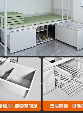 床营人具制式双层床下铺营具学校干部单床宿XCF舍高低铁上架床内