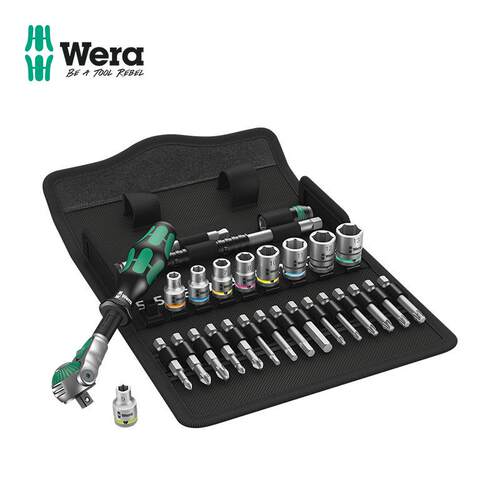 德国wera维拉五金维修工具 8100 SA 6 Zyklop Speed 棘轮扳手组套