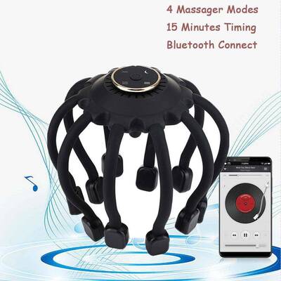 Head Scalp Massager Anti Stress Octopus Claw Electric Massag