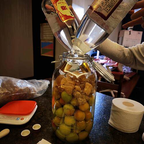 【自制菠萝话梅酒神器】卡扣密封罐食品级玻璃泡酒器家用酿酒专用