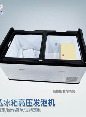上海车箱冰悬挂式全动自FLT.PT-X聚氨酯发泡设备载冰箱冷柜保温发