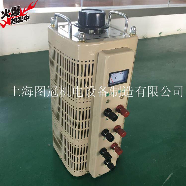 TDGC2-10KVA10KW单相接触式调压器220V/0-300可调特殊每秒2V