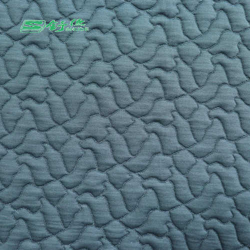 厂家供应高克重沙发布料四季适用夹丝厚实汽车坐垫针织空气层面料