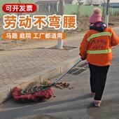 环卫工软毛扫帚庭院铁杆大扫把木杆大笤帚扫院子物业单个大扫把头