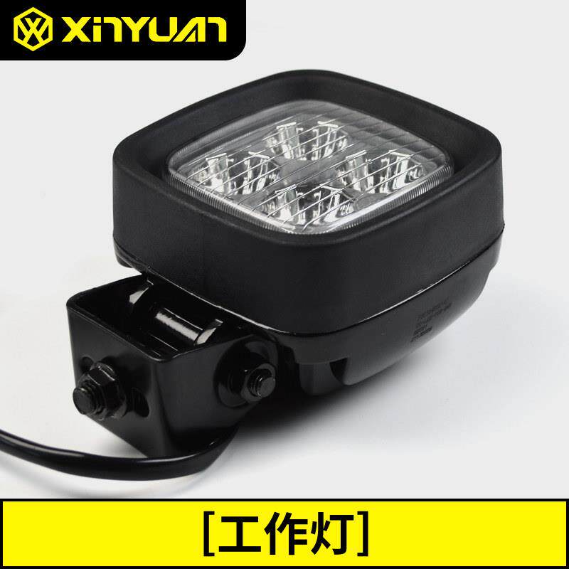 新源轮式75挖掘机配件大全B65W70原厂新款大臂工作灯LED24V照明灯