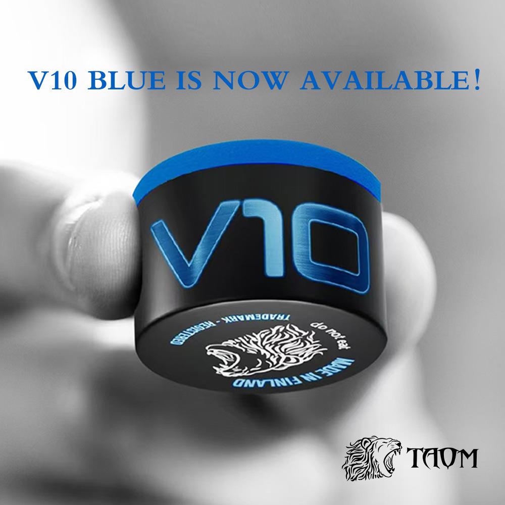 【V10蓝新品】原装进口芬兰Taom塔悟姆斯诺克中八职业巧克粉V10