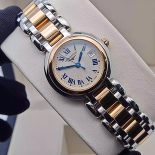 盒证 浪琴心月系列精钢18K金自动机械女表L8.111.5.78.6 9.8新