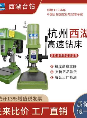 现货工厂直发西湖台钻Z406B攻丝机Z403钻床ZWG台式高速台钻攻机床