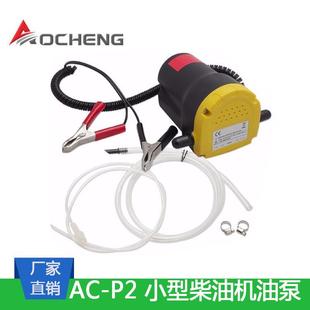 车载燃油泵12 24V电动柴油加油泵小型抽机油汽车换机油齿轮泵