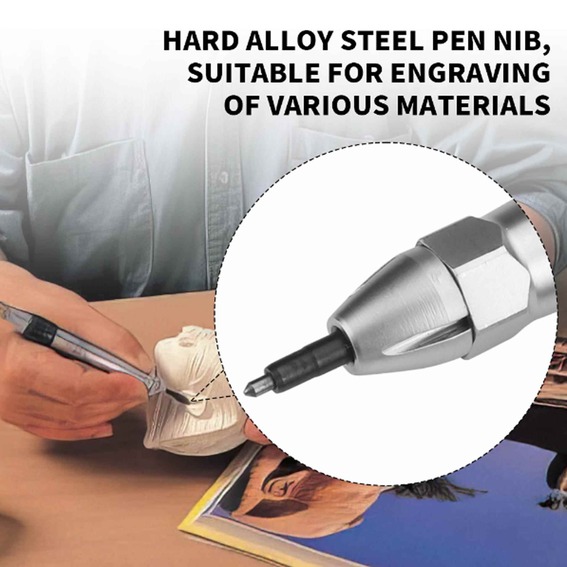 气动雕刻笔空气模具研磨机石头混凝土试块刻字金属精雕不锈钢打标