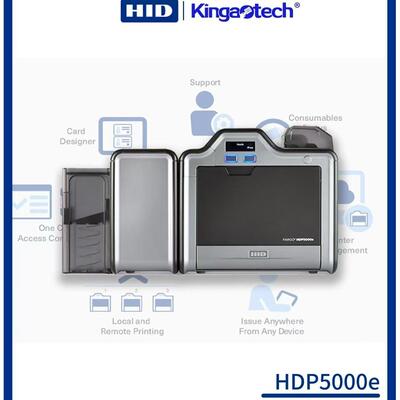 Fargo法HP5000e员工卡校园卡无品牌/出入证I哥CIDD卡证卡卡打印机