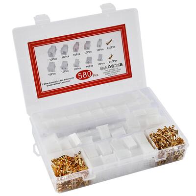 580PCS 2.8mm车用电线连接器 汽车摩托车电动车接线端子套装