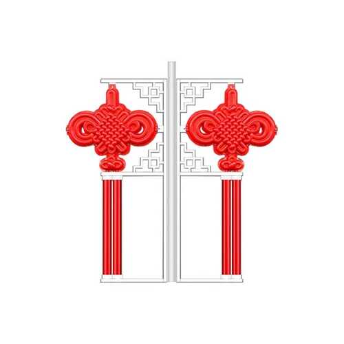 发光太阳能led路灯灯笼市电街道农村杆氛围中国塑料节日文化结灯