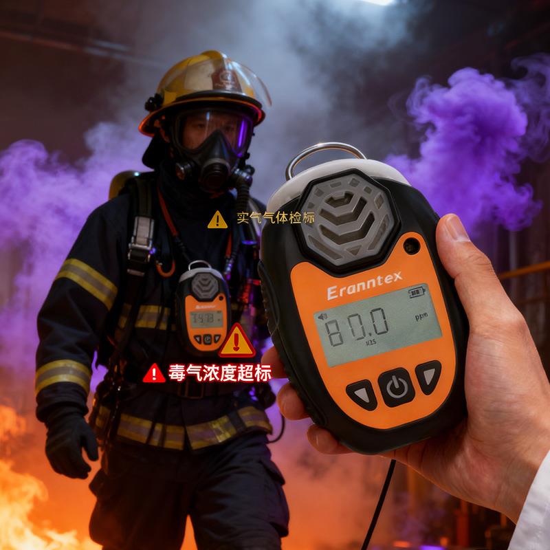 低功耗便携式一氧化碳检测仪多功能硫化分析仪氢氧气浓度检测仪