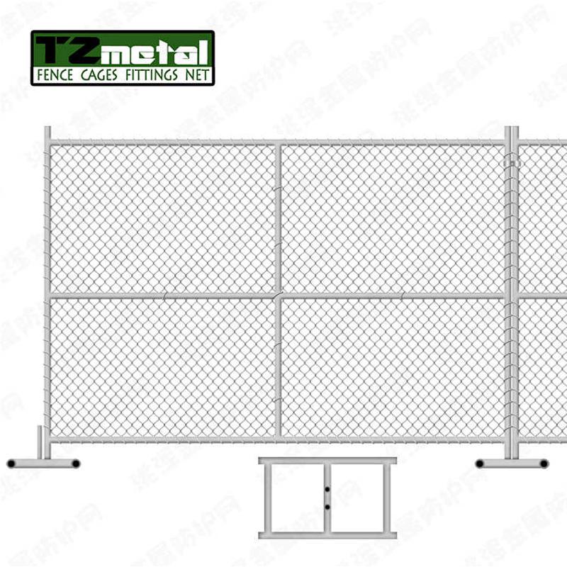 养殖护栏热镀锌美式勾花网移动护栏勾花网边框围栏网大量库存