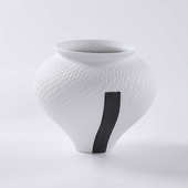 装 纹花锤景德镇软饰别墅摆件创意器酒店家居条形陶瓷样板间北欧