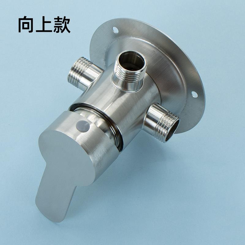 304不锈钢明装冷热水龙头淋浴花洒开关太阳能电热水器明管混水阀