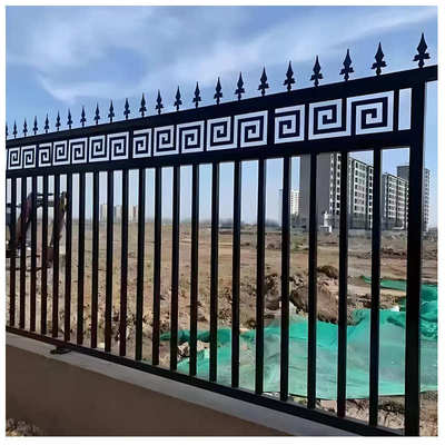 定制铁艺防护栏成都户外隔离栏杆学校别墅厂区庭院围墙护栏栅栏