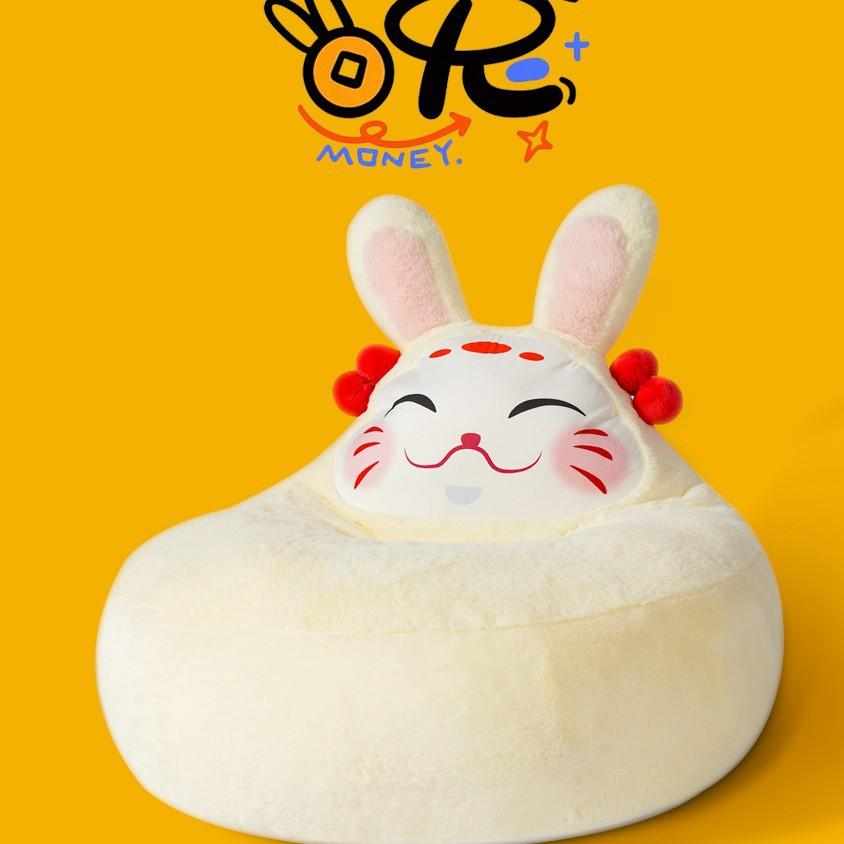 啵拉秋冬新品富的流油牛油果系列熊沙发和蔼造型高回弹猫狗通用