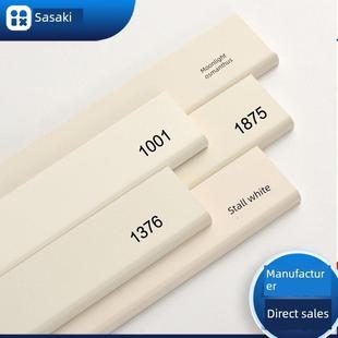 实木踢脚板白色踢脚板佐敦漆1376 1001 1875风格白夜月桂花