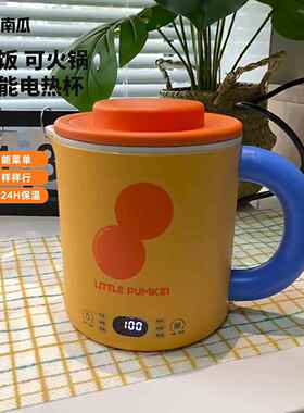 小南瓜电炖杯家用学生宿舍蒸煮多功能一体一人食小煮锅智能电热杯