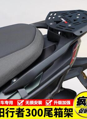适用三阳哈士奇Joyride行者300后尾货架尾箱背箱支架尾翼改装配件