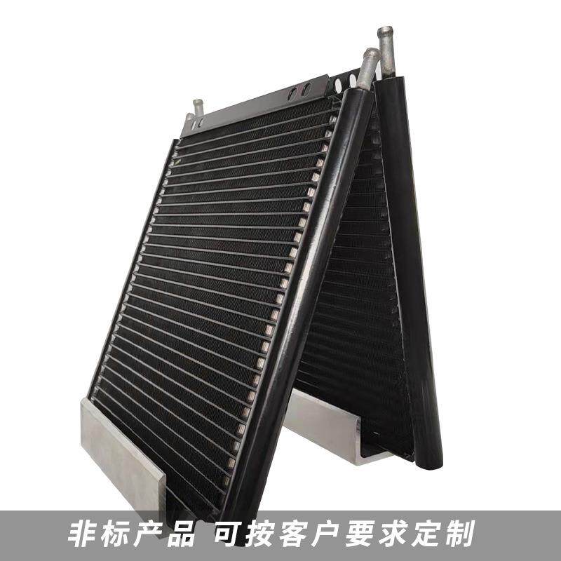 平行流微通道改装车发动机变速箱油冷器机油散热器全铝合油冷却器