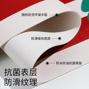艺喜缘【创意小树】圣诞边柜垫餐边柜桌垫轻奢高级感新年节日喜庆