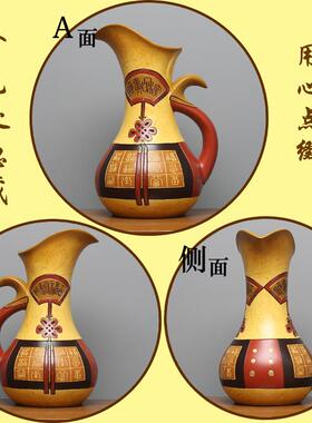 高档新中国风陶瓷客厅厅口大艺家庭装饰品Bog入u架橱柜隔板入口门