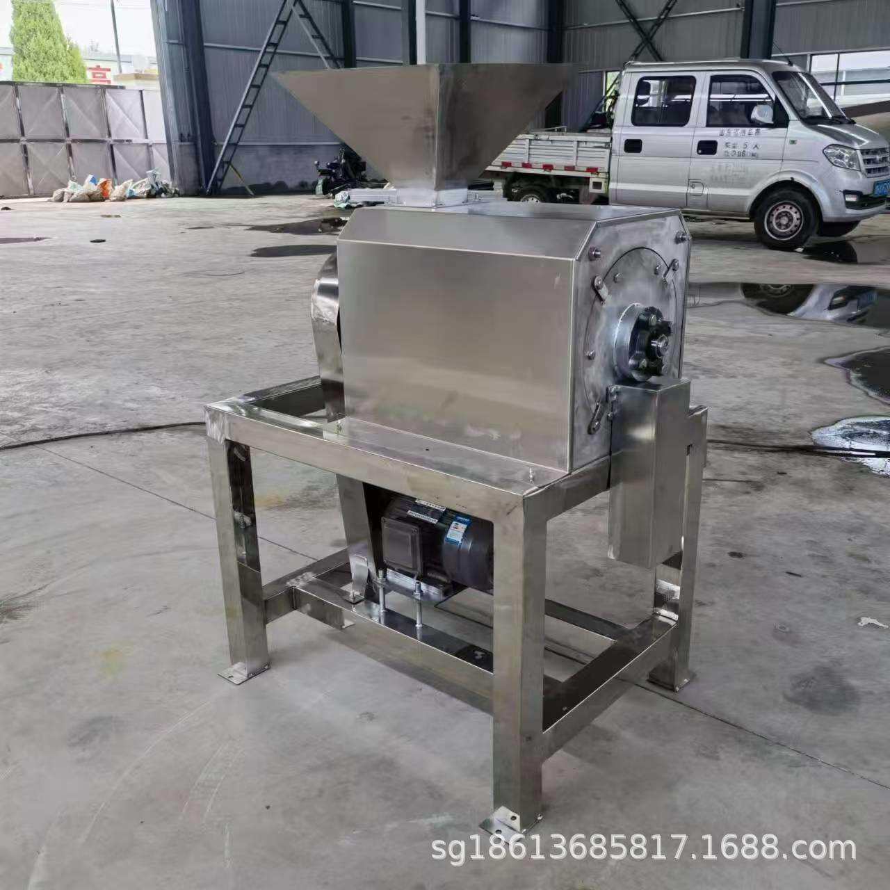 红枣打浆机 多功能去皮去籽打浆设备 大型沙棘番茄蓝莓果浆机
