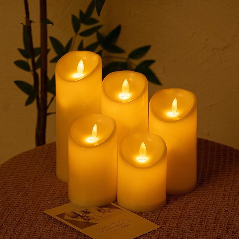 颂钵冥想电子蜡烛led摇摆电子蜡烛灯装饰无烟蜡烛灯生日婚礼氛围
