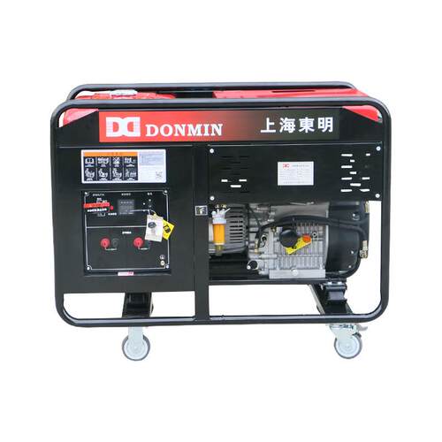 东明10KW小型户外施工应急备用柴油发电机DMD12000LE-1