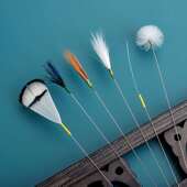 天艺木盒专业扬州掏耳朵采耳工具耳勺套装 金蝴蝶精品19件洁耳器