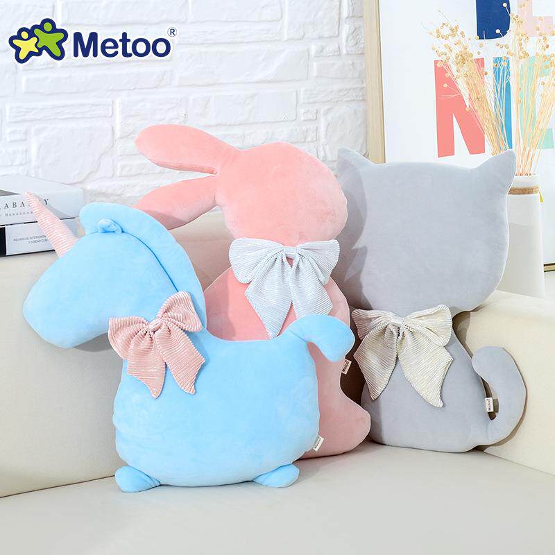Metoo咪兔剪影抱枕创意玩偶现货毛绒玩具午睡枕 儿童玩具