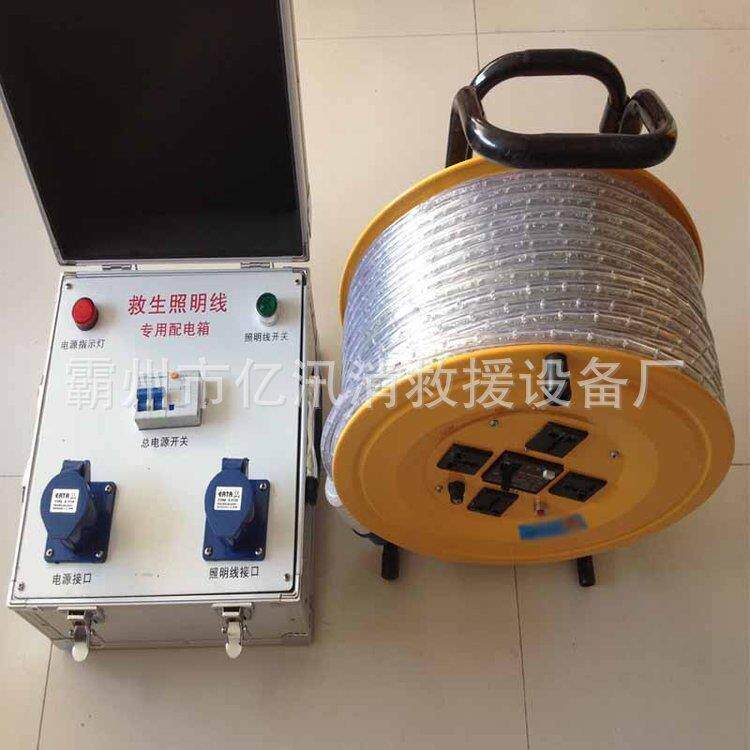 救生照明线地下场所导向照明作业发光亮度≥10cd/m²频率1Hz〜2Hz