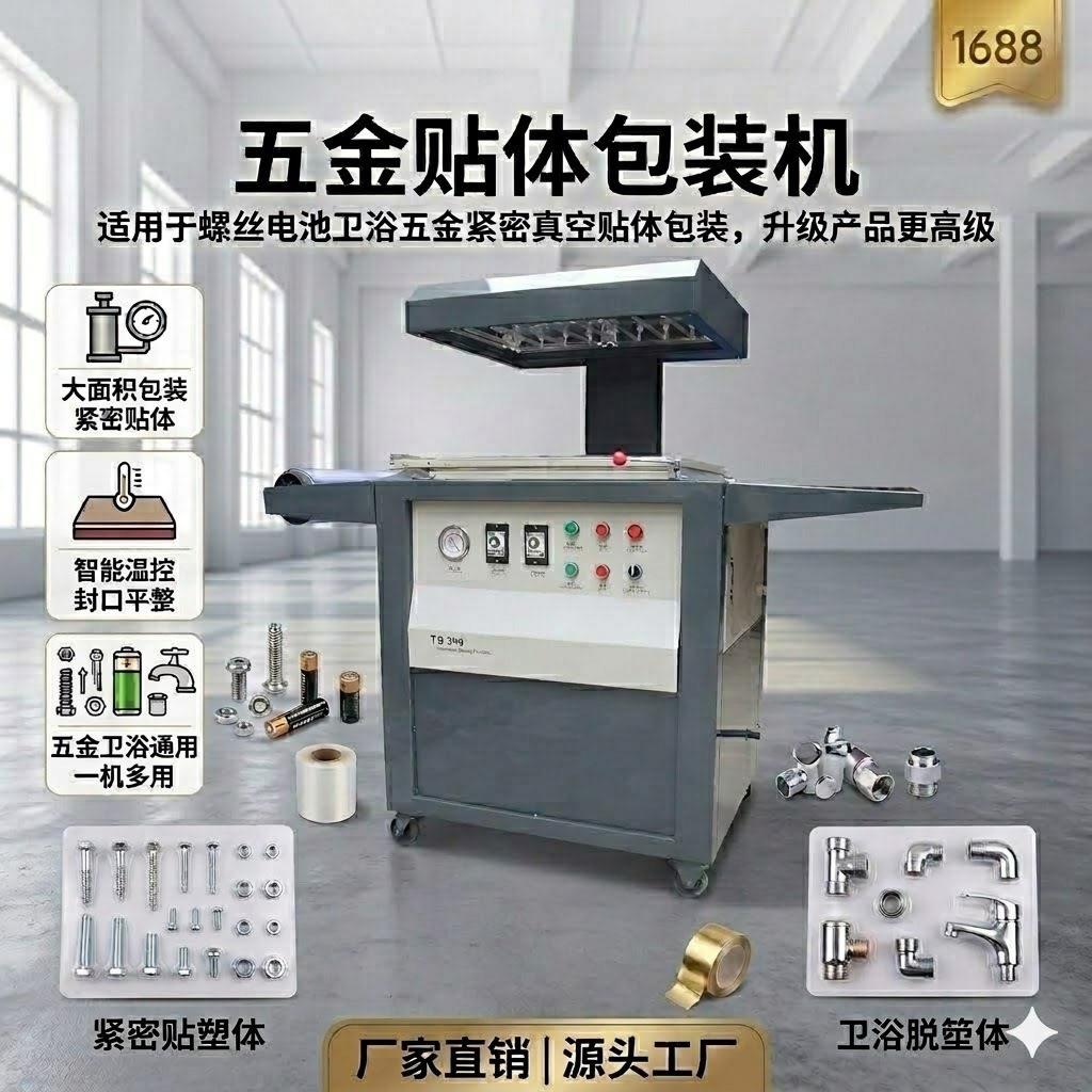 抽真空防掉防尘螺丝贴体包装机半自动零件五金贴体包装机