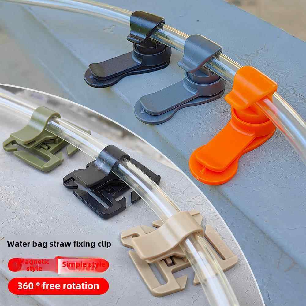骑行运动水袋背包水管磁铁固定扣强力磁吸水管水嘴夹子灰橙黑色AI,收纳整理,夹子/收纳夹子,淘宝优惠券,粉丝福利购,淘宝优惠卷