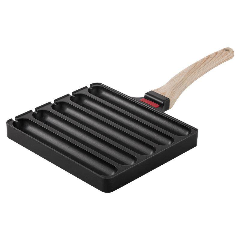 烤肠盘8管模具烤香肠烤肠盘卡式炉路边摊新款淀粉肠脆皮肠小铁板,厨房/烹饪用具,煎锅/平底锅,淘宝优惠券,粉丝福利购,淘宝优惠卷