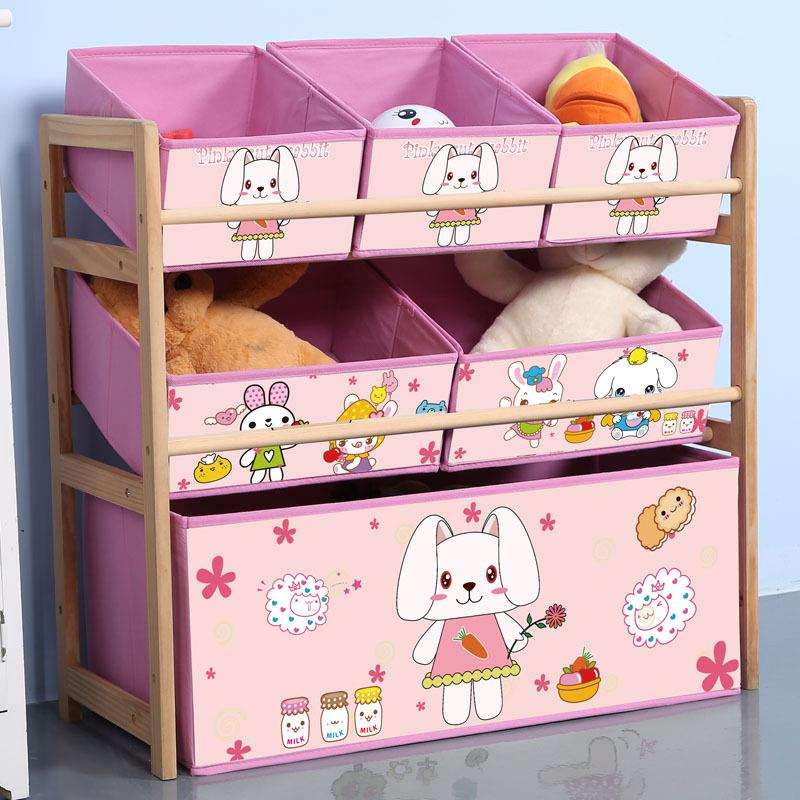 实木通UFY玩架幼儿园宝宝玩具收纳架卡具通布玩具抽箱卡工厂直销