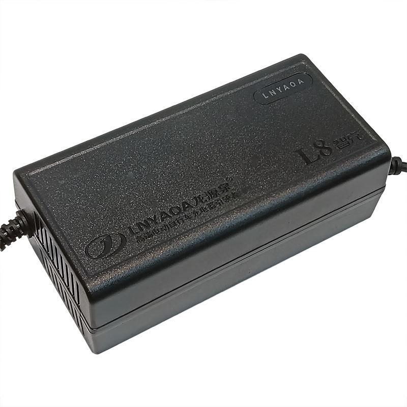 电动车铅酸电充电器高端自动断电龙源泉三孔T口电摩托60V 72V20AH