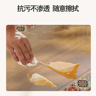 透明软玻璃餐桌垫防水防油防烫免洗长方形茶几桌垫桌布轻奢高级感