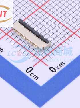 FFC/FPC连接器 KH-FPC0.5-H1.0SMT-14P-QCHF SMD,P=0.5mm 翻盖式
