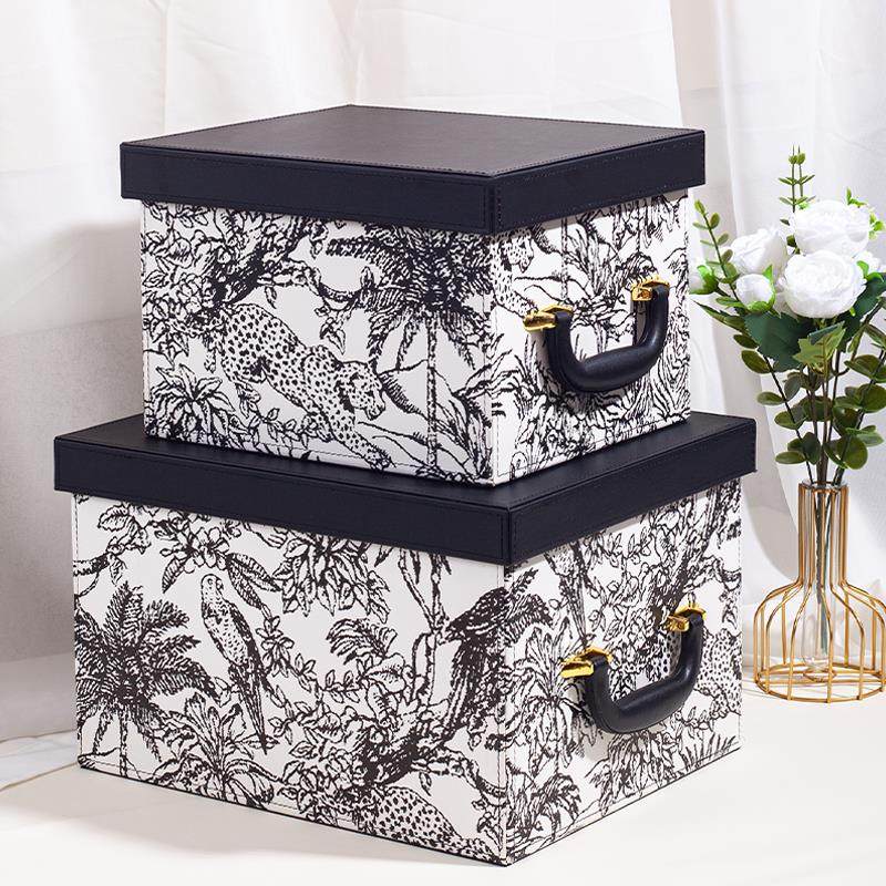 收纳箱橙色衣柜衣帽间收纳盒卧室衣物收纳神器样板间摆件装饰盒子,收纳整理,收纳箱,淘宝优惠券,粉丝福利购,淘宝优惠卷