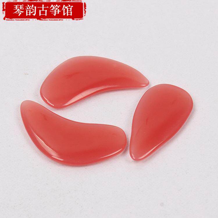 古筝指甲 乐器配件古筝琴弦指甲拨片摇指成人儿童古筝8只送胶布包