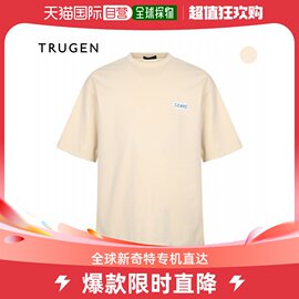 韩国直邮trugen衬衫短袖，俱乐部印花特点，短袖t恤(tgau4-mks120)