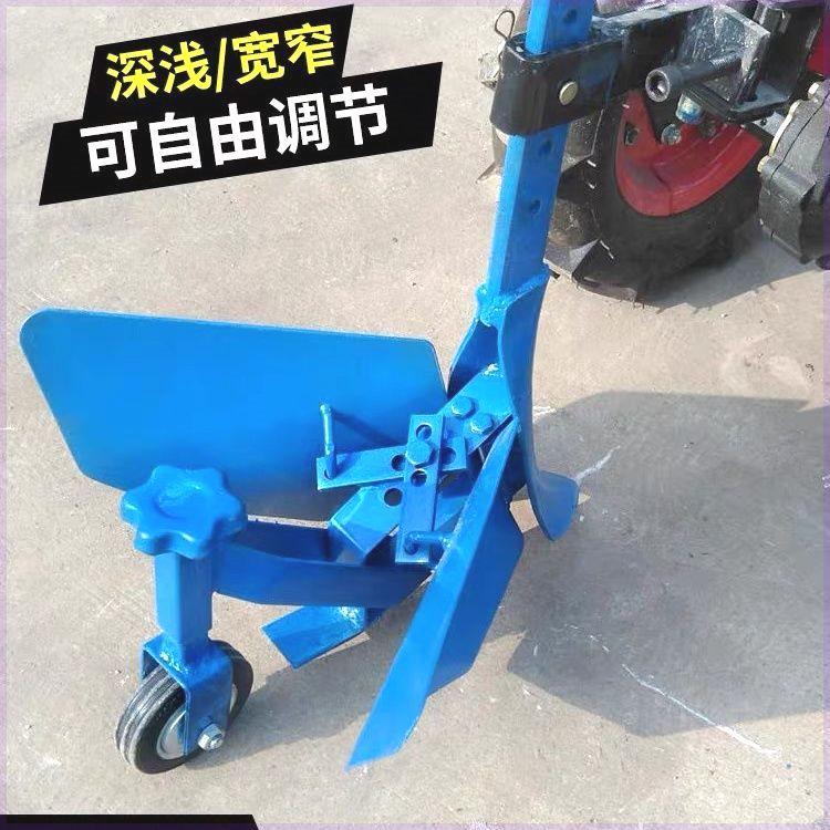 微耕机开沟器微耕机开沟器开沟犁可调式手扶多功能小型果园施肥开