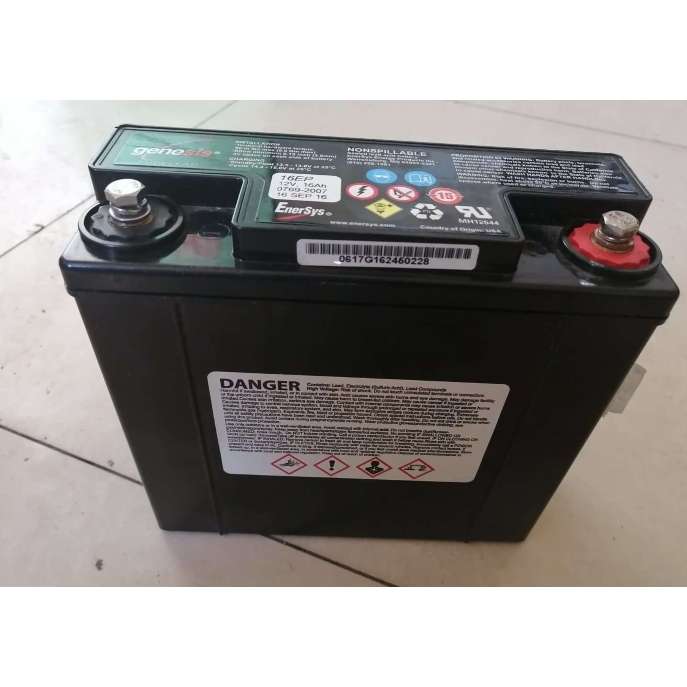 进口genesis电池G12V16EP霍克12V16Ah电池enersys蓄电池机器人