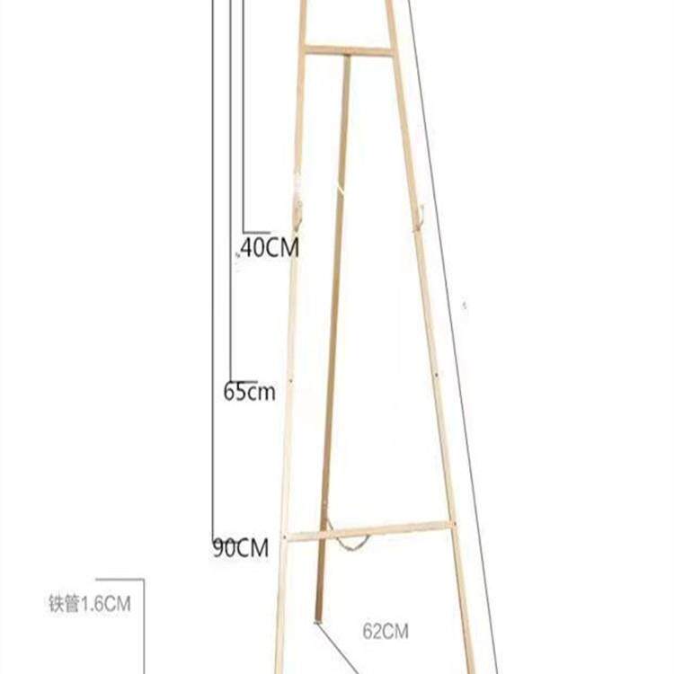 画架展示架海报架托架油画三脚架铁艺三角落地展示架婚礼迎宾架子